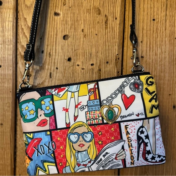 Brighton Handbags - Brighton "Glam Girl" Crossbody Pouch/Bag 5" x 8 1/2"